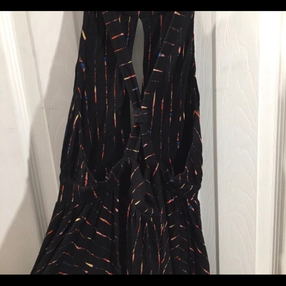 Uo Ecote Patterned Romper With Keyhole Front - image 6